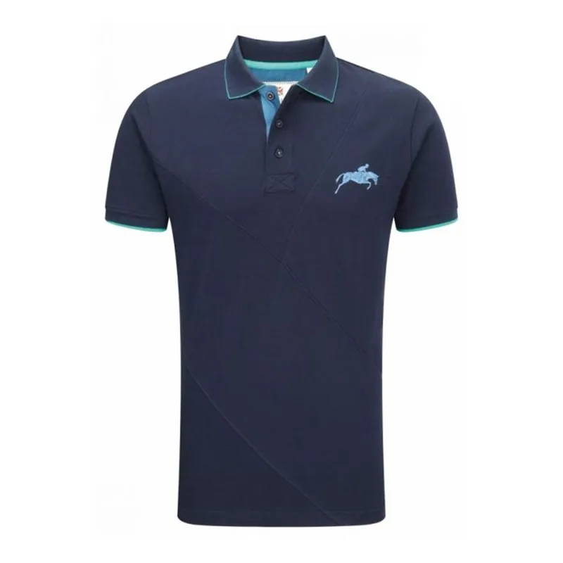 Harry Hall Mens Highgate Polo Shirt - Navy